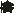 Solid black irregular silhouette with a thin protrusion, hard to identify.