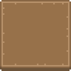 Kenney riveted brown panel at its drawn size.