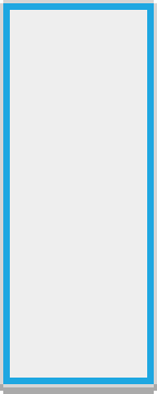 The same panel at 48 by 120 drawn with nine-slicing: the frame is the same thickness on all four sides.